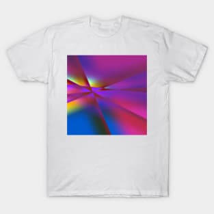 Pink blue abstract texture art T-Shirt